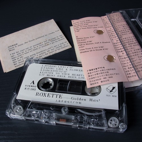 Roxette - Golden Hits! CHINA Import Cassette Tape #0403 - Picture 3 of 5