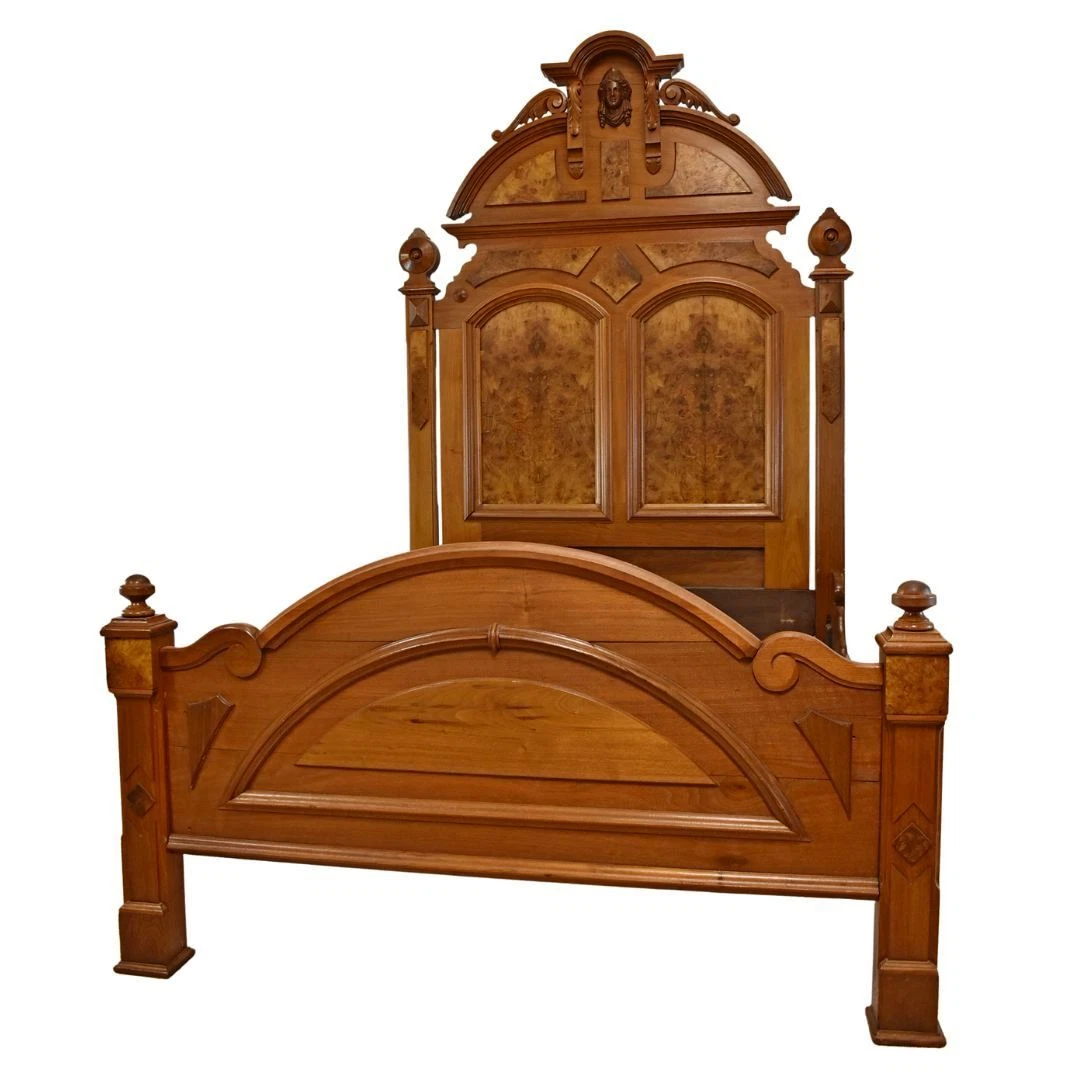 Victorian Walnut Bed Full Size 95
