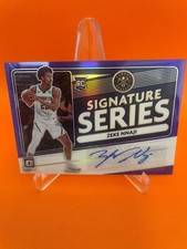 2020-21 Panini Donruss Optic Zeke Nnaji Autograph Signature Series Purple SP