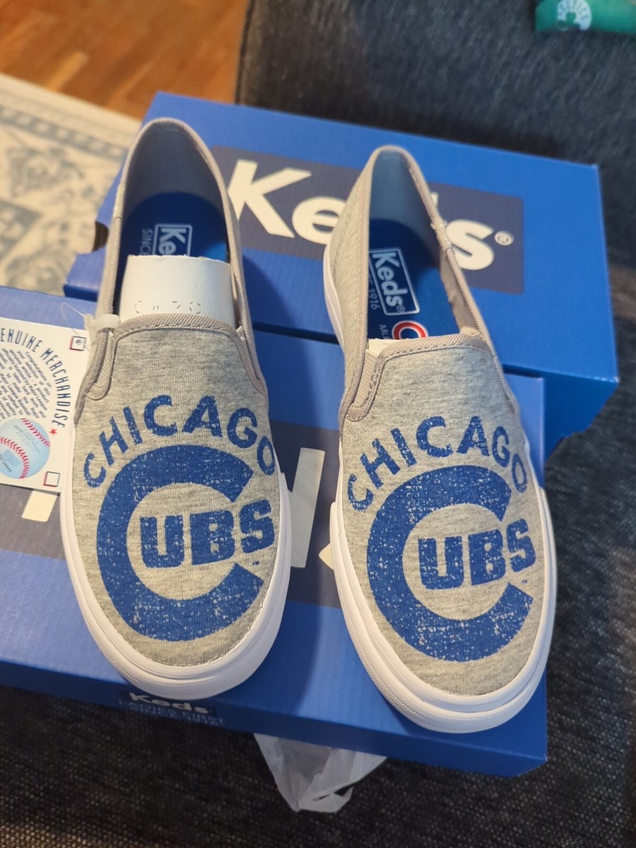 Nib Keds Chicago Cubs Women's Slip On Shoes Size New! MLB