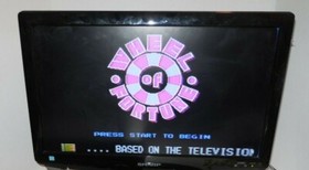 Vintage Nintendo Wheel Of Fortune Video Game NES Cartridge VHTF