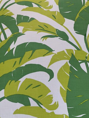 China Seas For Quadrille Amazon ll Tropical Linen Lined 6.75 Yd Available Bty
