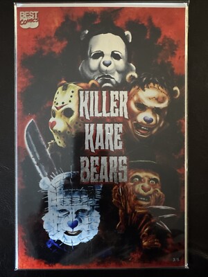 Killer Kare Bears Horror Icons Homage Trade Metal Cover 3/5
