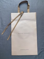 New Authentic Gucci Guilty Absolute Shopping Paper Gift Bag Sz 9x15x3