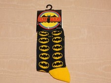 VINTAGE 1982 DC COMICS BATMAN SOCKS SIZE 6-8 1/2 NEW OLD STOCK