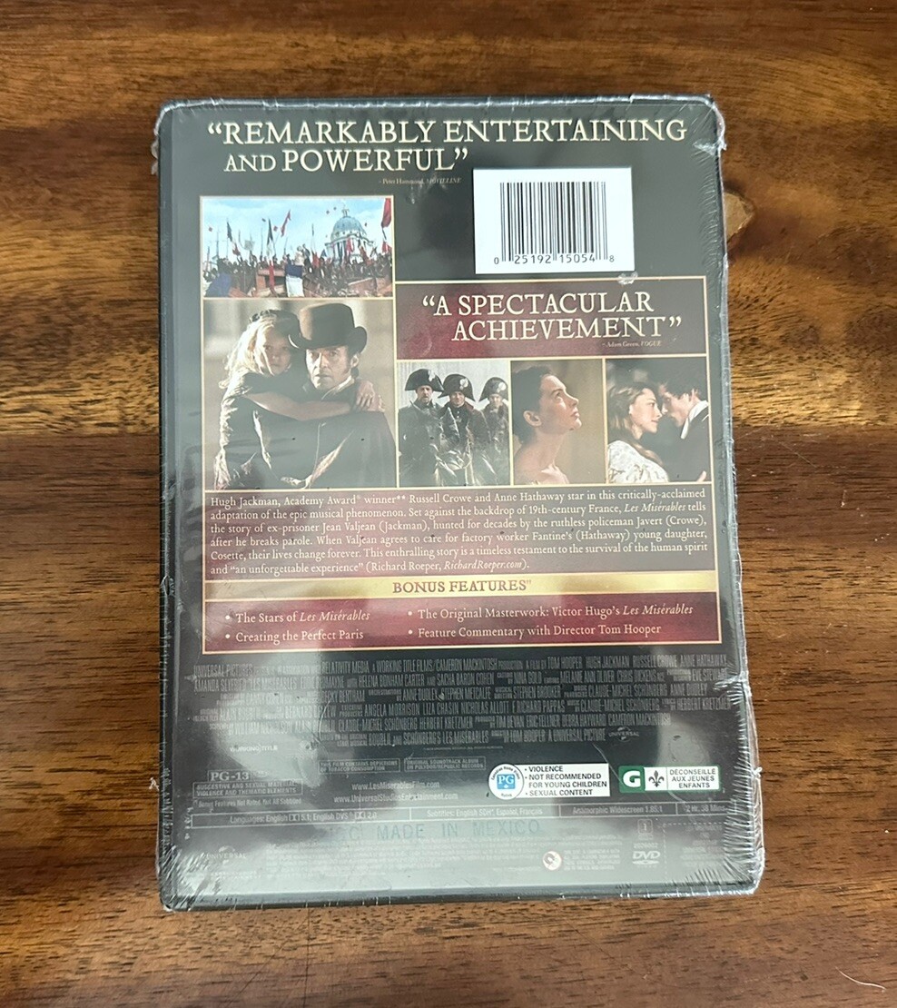 Les Misérables (DVD, 2012) FREE SHIPPING 25192150548| eBay
