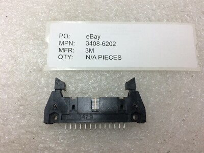 3408-6202 3M CONN HEADER VERT 16POS 2.54MM 5 PIECES