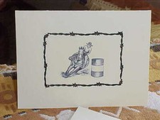 JUEGO DE 6 TARJETAS Y SOBRES BARREL RACER G8 Regalo para Can Chaser Horse Lover