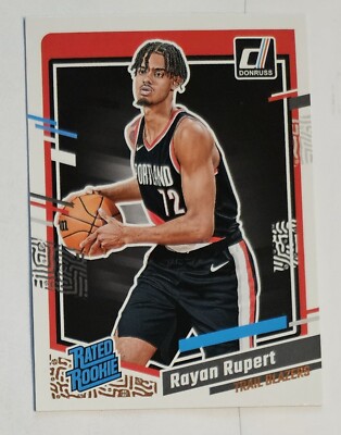 RAYAN RUPERT RC 2023-24 Panini Donruss #218 Blazers Silver Medalist