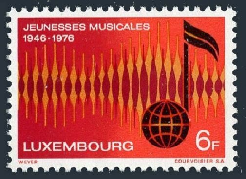 Luxembourg 589 block/4,MNH.Michel 932. Jeunesses Musicales assoc
