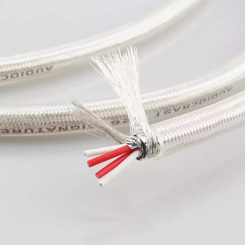 OFC Kupfer versilbert Kabel 1RCA auf 2RCA Y Splitter Kabel Subwoofer Verstärker Draht - Bild 10 von 11