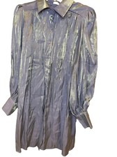 Luzabelle Blue Shimmer Polyester Dress/Tunic S/M STUNNING!!