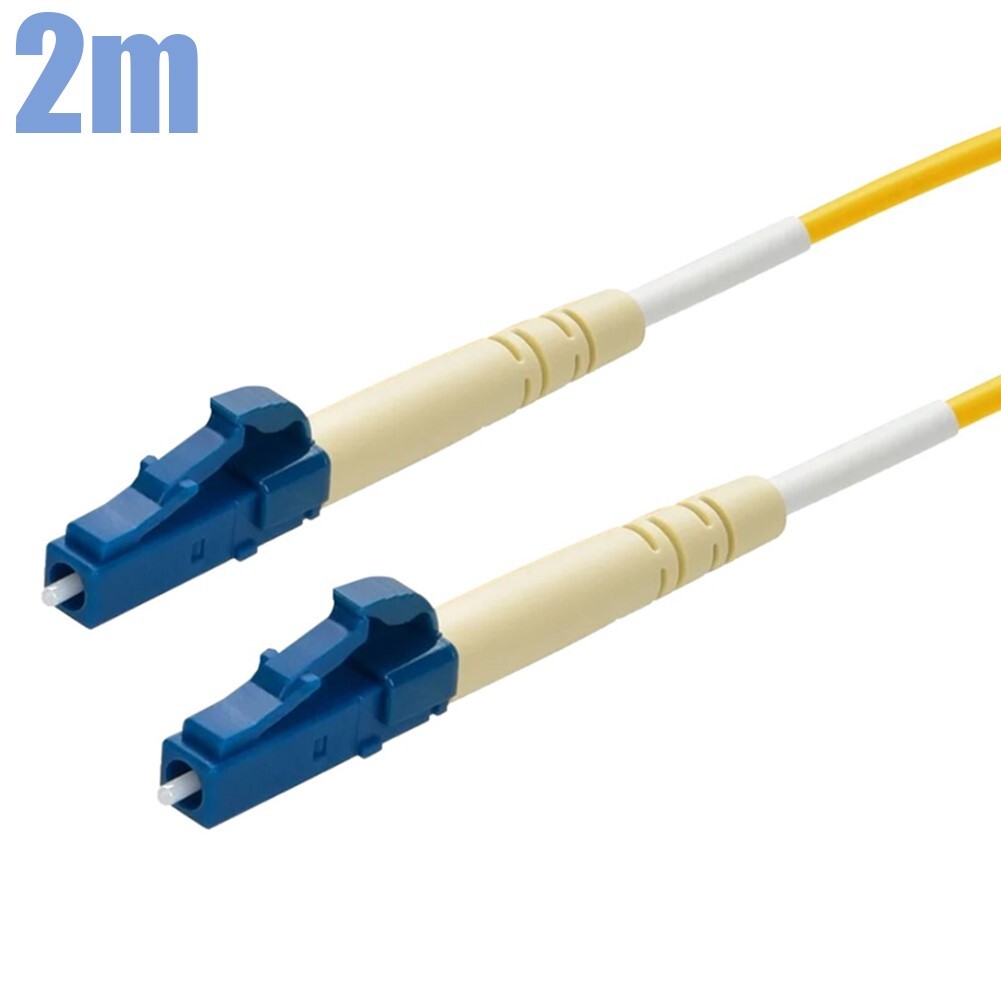 2M LC to LC UL Single Mode 9/125 Simplex Fiber Optical Patch Cable OFNR ...