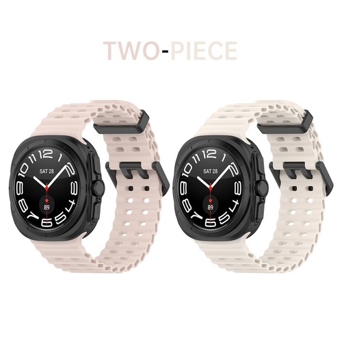 2Pack Sport Breathable Silicone Band Strap For Samsung Galaxy Watch 7 Ultra 47mm - Picture 77 of 113