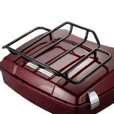 Black Tour Pak Pack Luggage Top Rack For Harley Touring Road King Street Glide