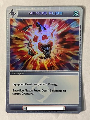 Chaotic 147/232 Nexus Fuse Super Rare Holo Foil Battlegear Card