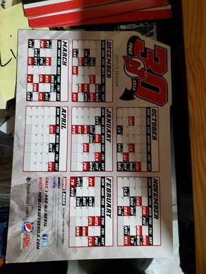 Devils Hockey Schedule Nj Devils Promo Schedule Lot Of (4) NEW