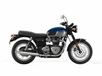 2022 Triumph Bonneville T120 Cobalt Blue Silver Ice