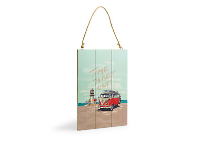 T1 Holzschild Motiv ''Time to get out'' 1H2087002C