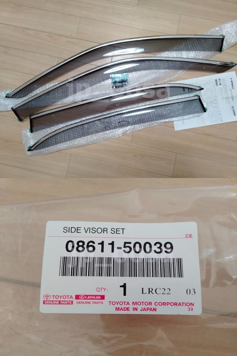 Lexus Genuine OEM 08611-50039 Side Door Visor Set Rain Guard LS430