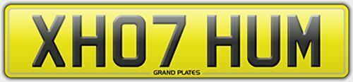 XH07 HUM REGISTRATION HUMS NUMBER PLATE HOT HUMMER ASSIGNED4U NO FEES H2 HUMS UK - Picture 1 of 3