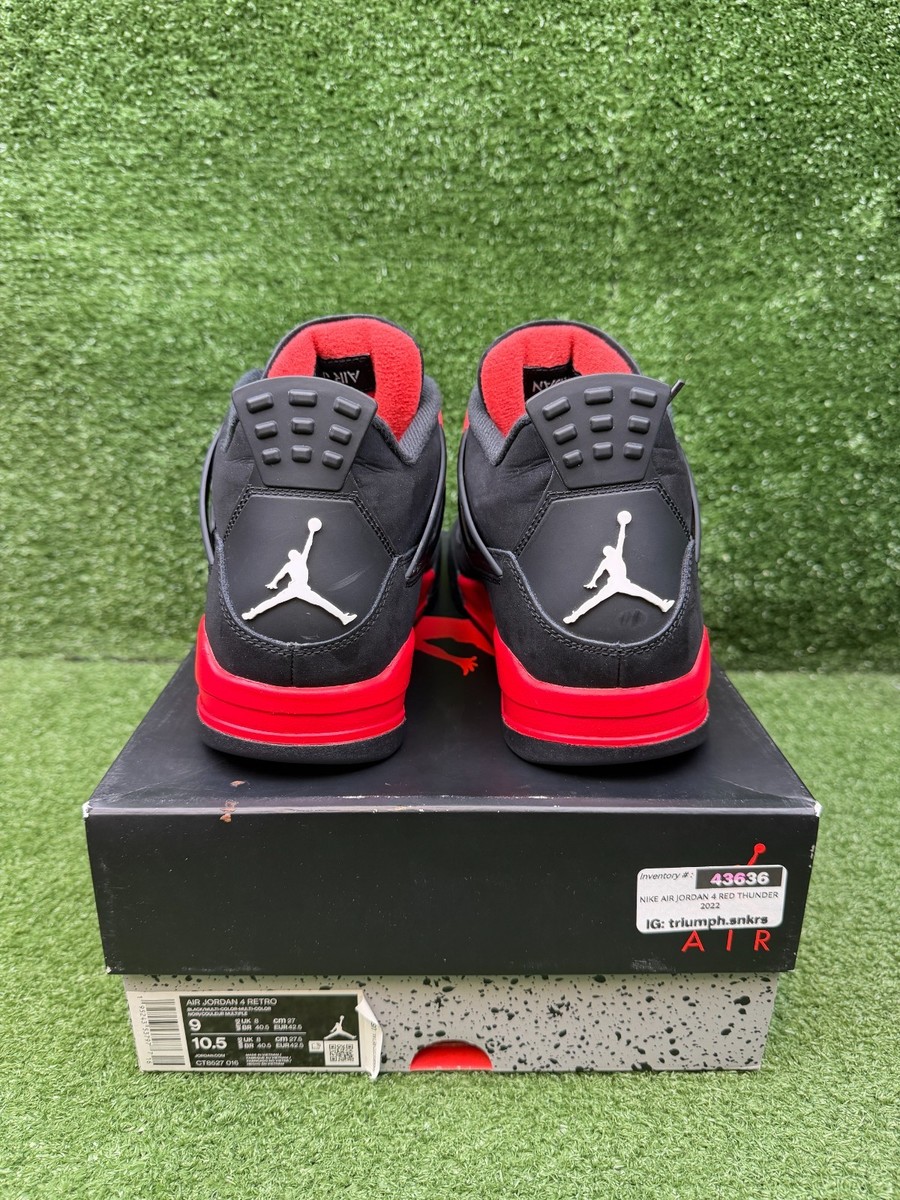 Size 9 - Jordan 4 Retro Mid Red Thunder 195243537977| eBay