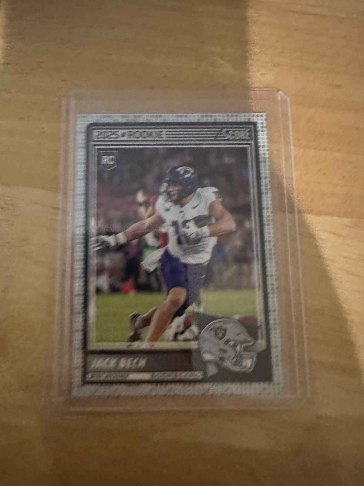 2025 Panini Score NFL Jack Bech Scorecard