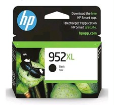 HP 952XL Black High-Yield Ink Cartridge Open Box OEM Seal Removed