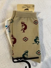 Vintage 2-pair Kokopelli Socks For Bare Feet Originals