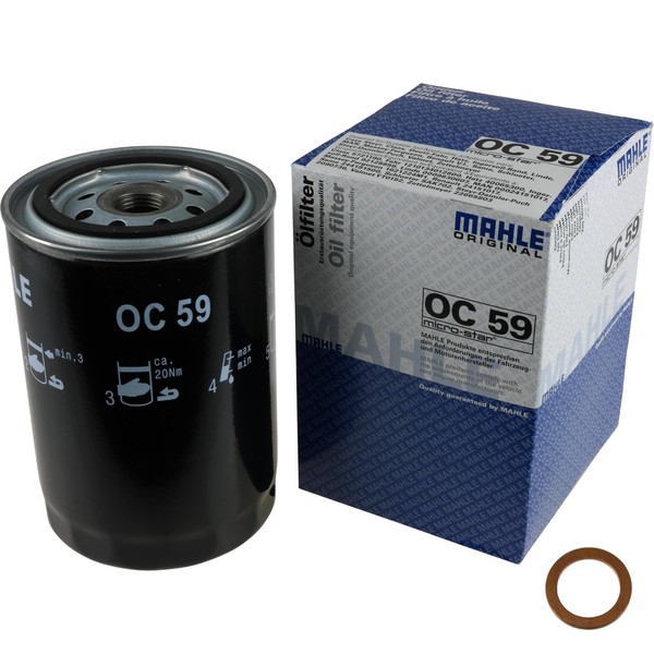 Mahle ÖLfilter Mit Dichtring FüR Mazda B-Serie 2.5 D Opel Rekord 2.2 Bedford-image
