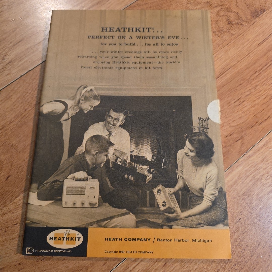 Vintage 1960 Heathkit Catalog Merry Christmas amplifier hi-fi tube
