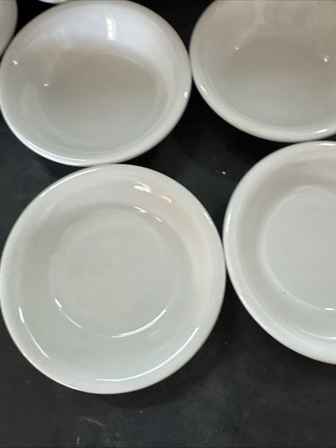 8 Fiesta Ware Fruit Berry Bowl White 5 1/4" wide Made In USA Holds 6 oz Sauce - Picture 7 of 10