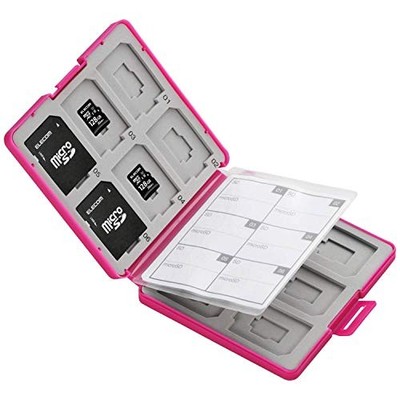 ELECOM Speicherkartenhülle Kunststoff SD-Hülle für 12 SD-Karten + 12 MicroSD-...