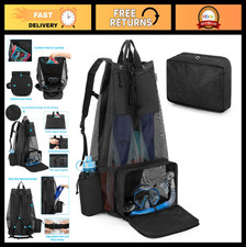 XL Mesh Scuba Diving Gear Backpack - Snorkeling Bag for Mask, Fins Wetsuit