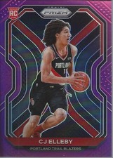 2020-21 Panini Prizm Prizms Purple #283 CJ Elleby /99 - BSK