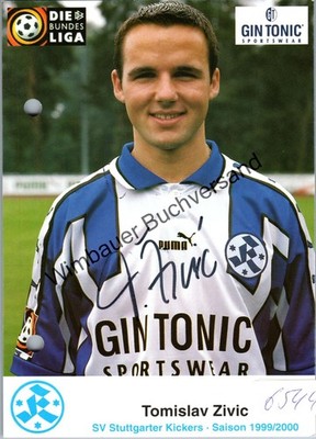 Original Autogramm Tomislav Zivic Stuttgarter Kickers/// Autograph signiert sign