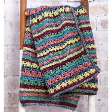 Herrschners  Twist  Shout Throw Crochet Kit