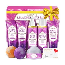 Spa Gifts for Women -Stress Relief Relaxing Body Wash  Bath Set,Christmas Gi...