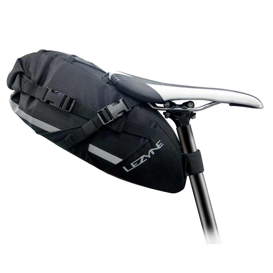 Lezyne XL Caddy Seat Bag 7.5L Waterproof Bicycle Saddle Bag with Reflective