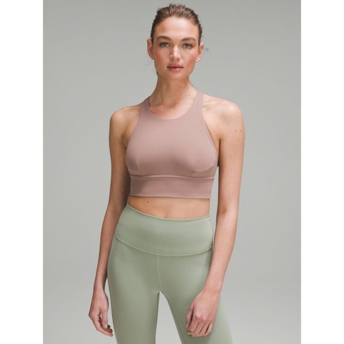 Lululemon Athletica Wunder Train Longline Bra C/D *Medium Support Twilight Rose