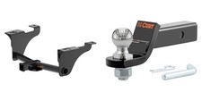 Curt Trailer Hitch Tow Kit 2in Receiver 2in Ball Mount Pin Clip - 13570 Curt Trailer Hitch Tow Kit 2in Receiver 2in Ball Mount Pin Clip - 13570