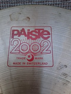 Paiste 2002 14 Crash Cymbal. Read Description.