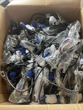 Lot of 100 New VGA Cables Male to Male Monitor LCD Video Cord 15-Pin 6FT