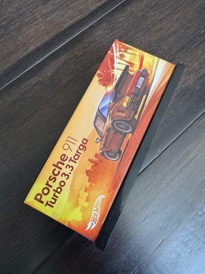 Hot Wheels RLC Exclusive 1988 Porsche 911 Targa Turbo Bronze Brown