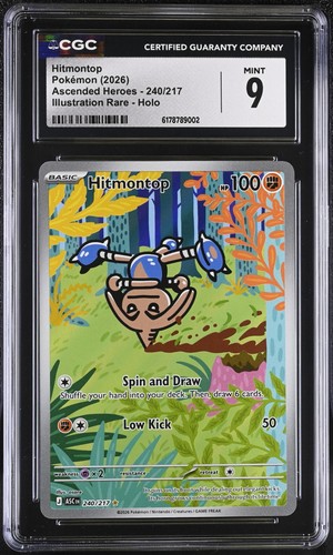 Hitmontop graded CGC 9 for sale on eBay