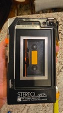 Vintage Nuvox FM stereo Rec Cassette Walkman Recorder Rare Works