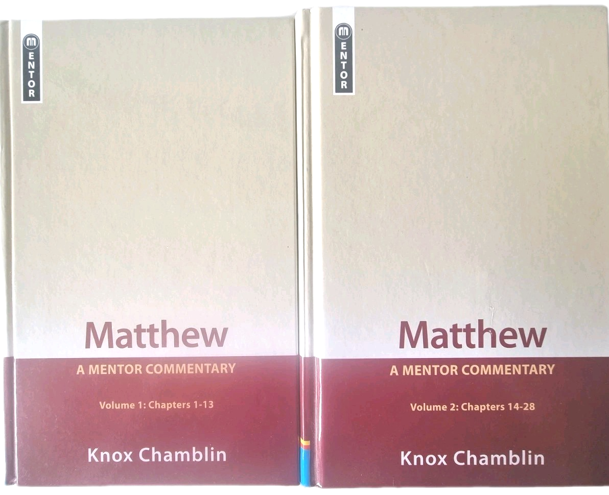 MATTHEW A Mentor Bible Commentary | 2 Vols | Knox Chamblin | Hardcover |Theology