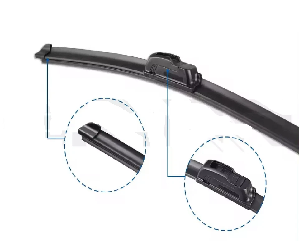 KIT 2 SPAZZOLE TERGICRISTALLO FIAT PANDA 169 FLAT ANTERIORI 550 mm + 400 mm - Immagine 3 di 4