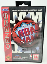 NBA Jam (Sega Genesis, 1994) Label Wear- TESTED & WORKS