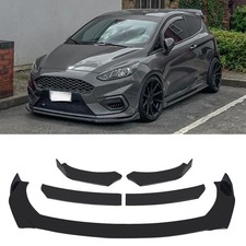 Front Bumper Spoiler Lip Splitter Body Kits For Ford Fiesta ST MK5 6 Mk7 MK7.5